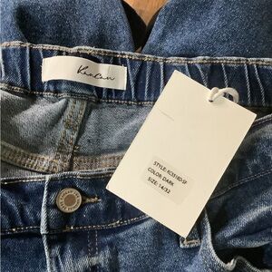 NWT KANCAN JEANS Straight Leg/Wide‎ Leg in dark - style KC5518-SF